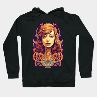 Plastic Macaroni Boho Trippy Hippy Retro Noodle Hoodie